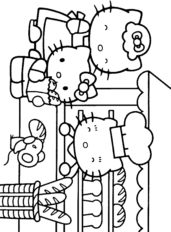 Hello Kitty kolorowanki
